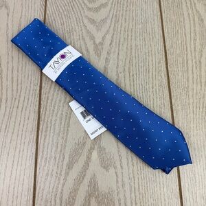 709 Tayion by Montee Holland Polka Dot Tie 400 Blue $55 Polyester 2YC24-2015